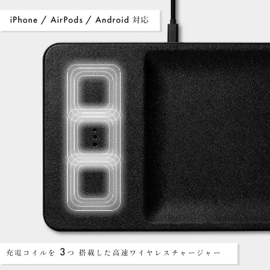 ワイヤレス充電器 iPhone android 充電器 急速充電 Qi認証