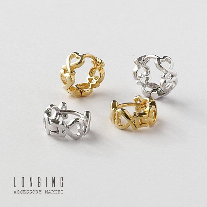 ピアス レディース ゴールド シルバー ハート プラチナコーティング ゴールドコーティング |  | 04