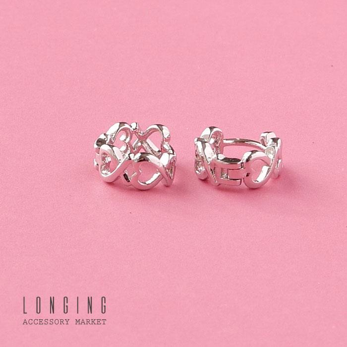 ピアス レディース ゴールド シルバー ハート プラチナコーティング ゴールドコーティング |  | 05