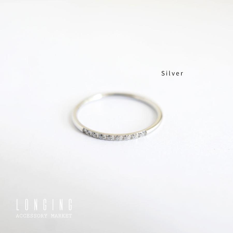 リング 指輪 ステンレス レディース ジルコニア ゴールド シルバー 18Kコーティング 金属アレルギー対応 Stainless ステンレス製リング |  | 03