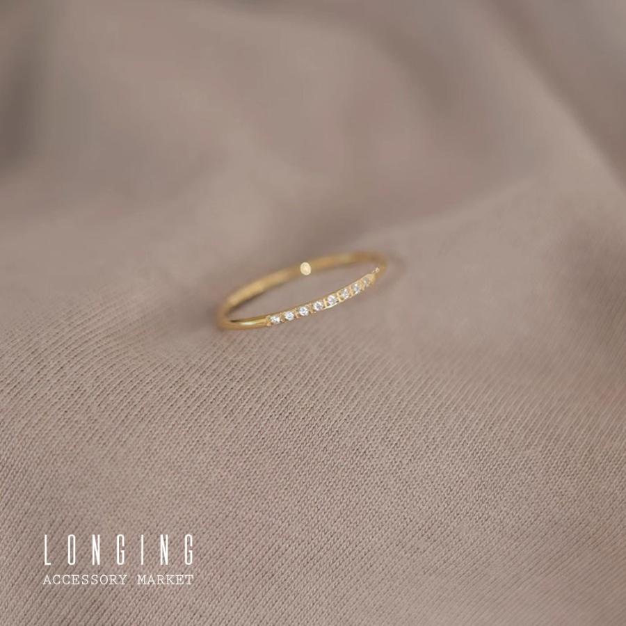 リング 指輪 ステンレス レディース ジルコニア ゴールド シルバー 18Kコーティング 金属アレルギー対応 Stainless ステンレス製リング |  | 04