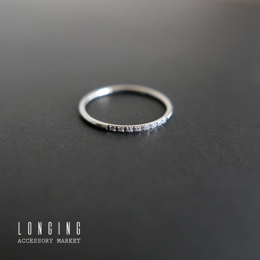 リング 指輪 ステンレス レディース ジルコニア ゴールド シルバー 18Kコーティング 金属アレルギー対応 Stainless ステンレス製リング |  | 05