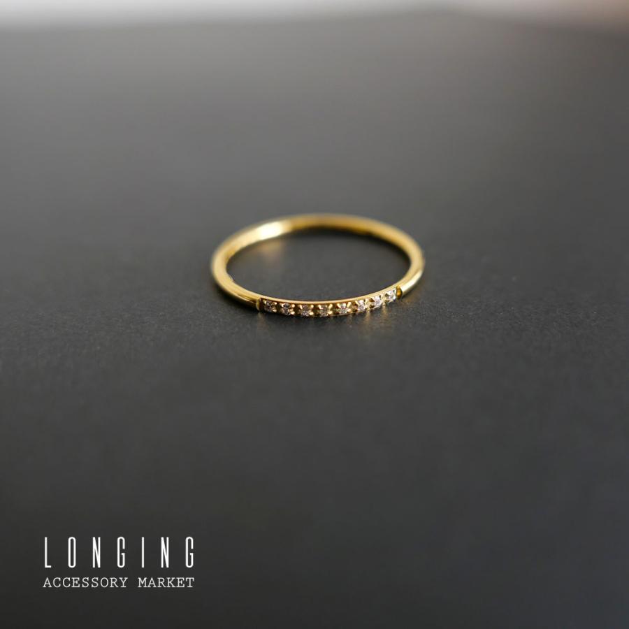 リング 指輪 ステンレス レディース ジルコニア ゴールド シルバー 18Kコーティング 金属アレルギー対応 Stainless ステンレス製リング |  | 06