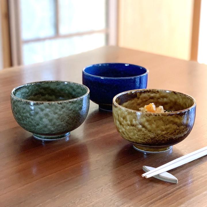 うどん鉢 どんぶり 3color(S) 13cm 窯変イラボ 和食器 伊羅保 丼ぶり 小丼ぶり ボウル おしゃれ 食器 美濃焼 日本製 茶碗 ごはん茶碗｜longisland｜02