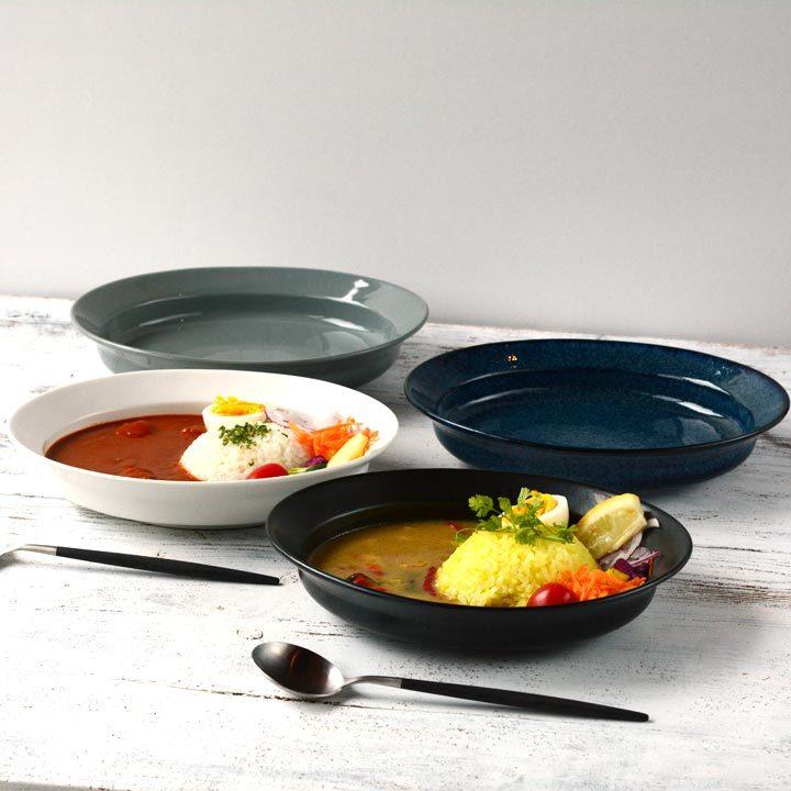 すくいやすいカレー皿 23cm 7color 食器 おしゃれ 皿 カレー皿 すくいやすいカレー皿 23cm 7color 食器 おしゃれ 皿 カレー皿