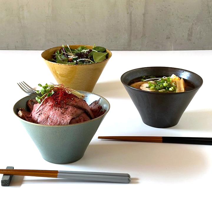 どんぶり ラーメン鉢 麺鉢 4個セット 全7color おしゃれ 多用丼 中丼