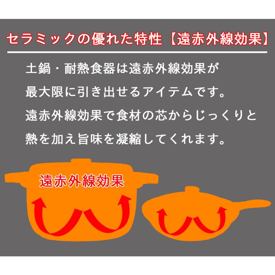 土鍋 ih 日本製 ご飯 ih対応 8号鍋 三人用 萬古焼 万古焼 国産 おしゃれ ナチュラル ホワイト 土鍋 8号 IHプレート付き＋とんすい2個付き おうちごはん｜longisland｜10