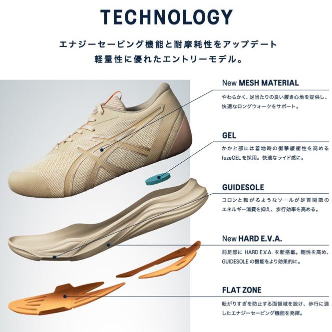 ASICS（アシックス） ウォーキングシューズ スニーカー GEL-RIDEWALK