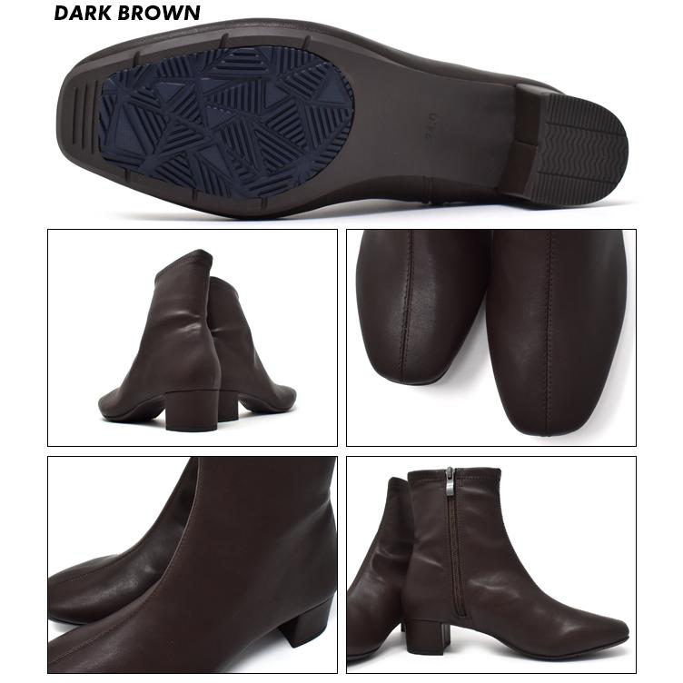 AcureZ（アキュアーズ） アシックス商事 サイドファスナー ブーツ