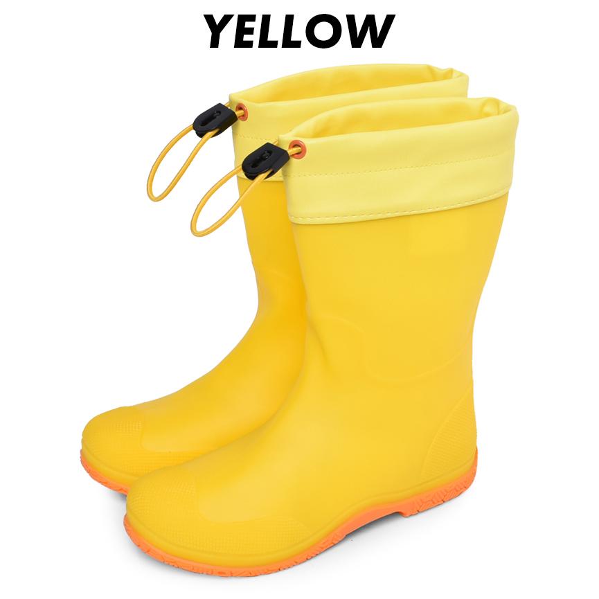 ベアクリーク レインブーツ キッズ ジュニア ミドル ロング ゴム紐