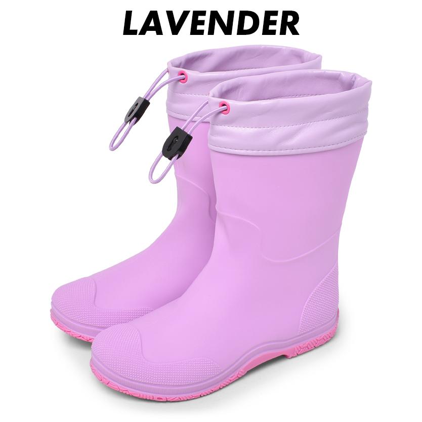 ベアクリーク レインブーツ キッズ ジュニア ミドル ロング ゴム紐