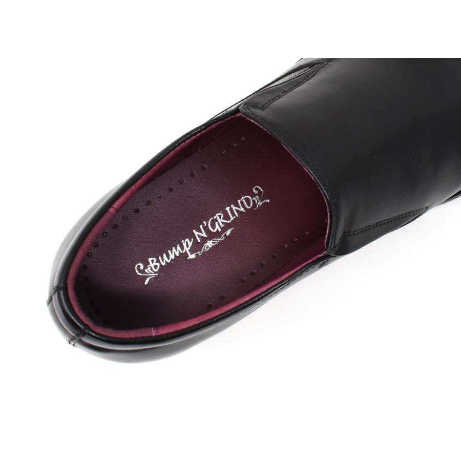 未使用品 Bump N`GRIND BG-2790 本革 本革 サイズ26.5 Bump N' GRIND N Grind ビジネスシューズ メンズ スリッポン 冠