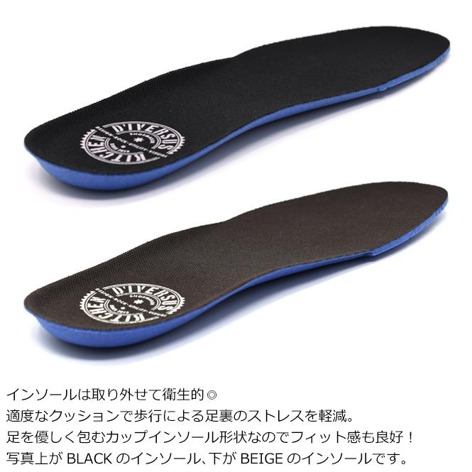 ワラビー メンズ ローカット 2ホール クレープソール風 モカシン 合成皮革 スエード調 スウェード スウエード フェイクレザー 黒 茶色 DIVERSUS KITCHEN dk1900 | D'IVERSUS KITCHEN | 06