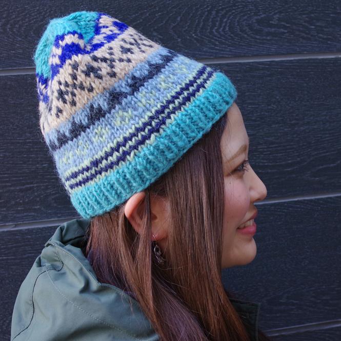 OMOI KNITニット帽 レディース メンズ ニットキャップ ビーニー 冬