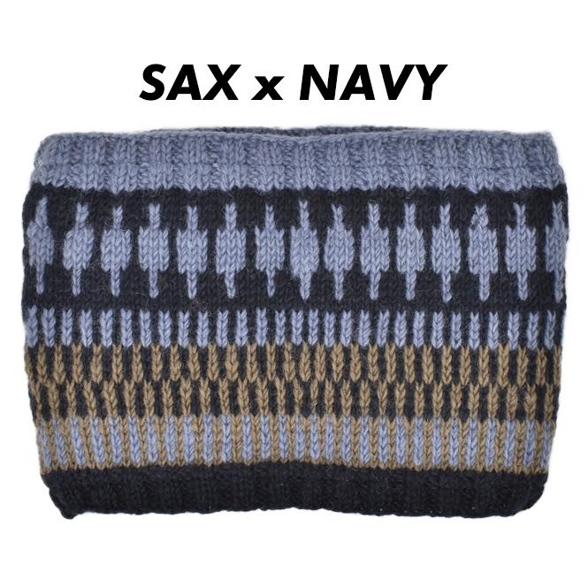 OMOI KNIT ネックウォーマー メンズ レディース 毛糸 ウール 裏地