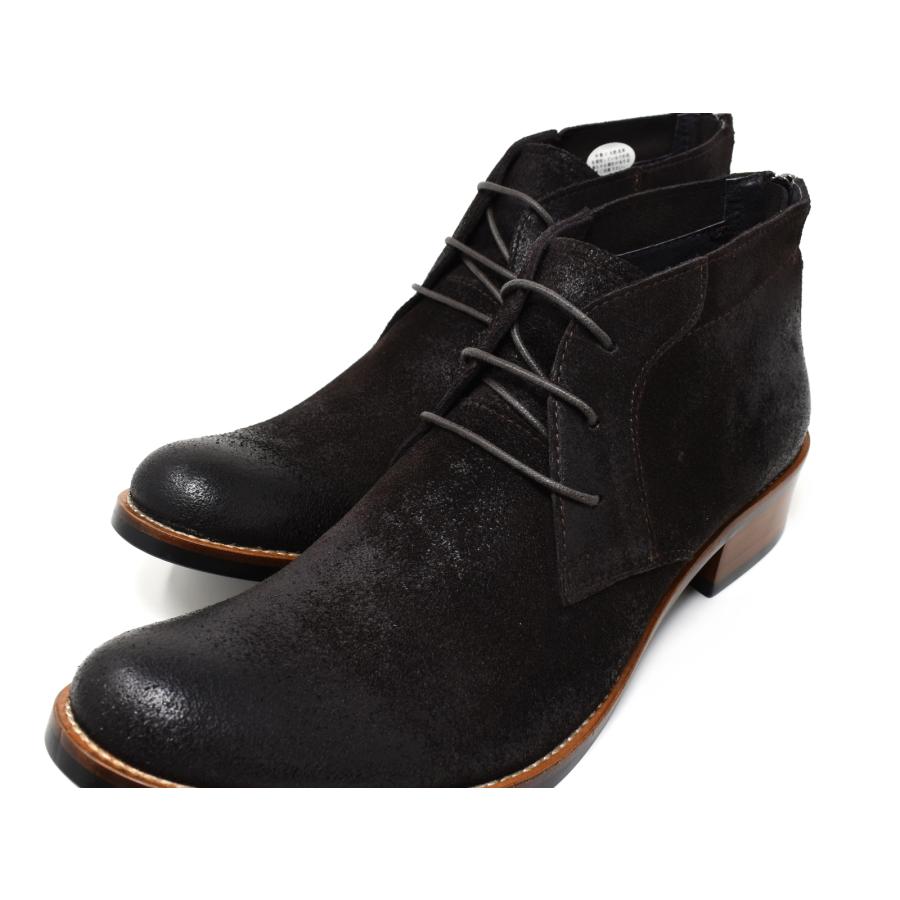 RAUDI（ラウディ） 3ホール チャッカブーツ レザー 本革 スエード