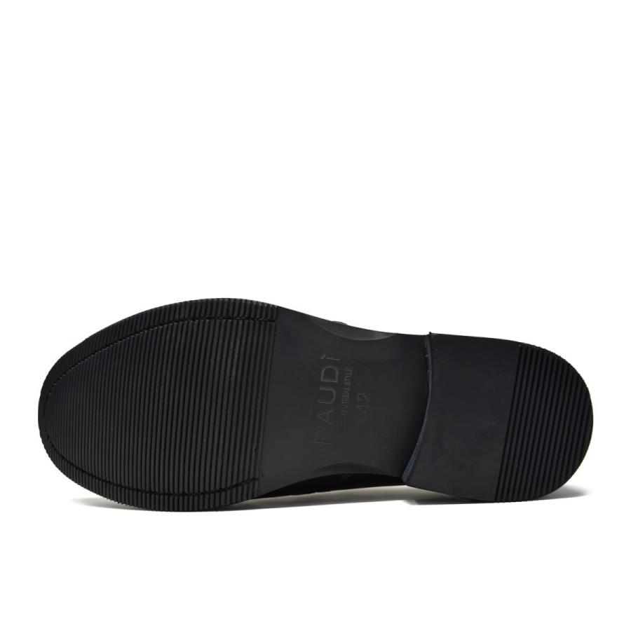 RAUDI（ラウディ） ダービーシューズ シワ加工 水洗い加工 レザー 本革