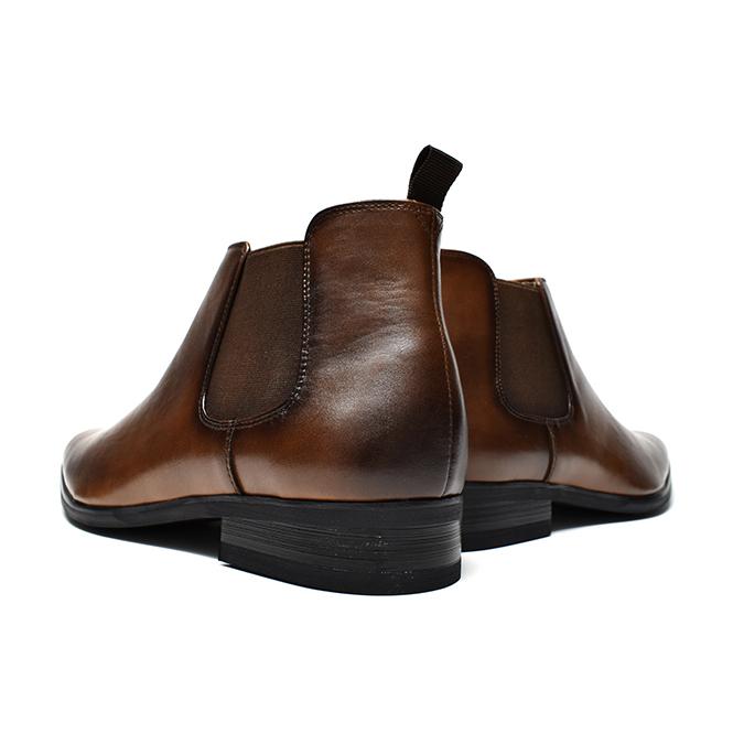 サイドゴアブーツ メンズ チェルシーブーツ ビジネスシューズ スーツ