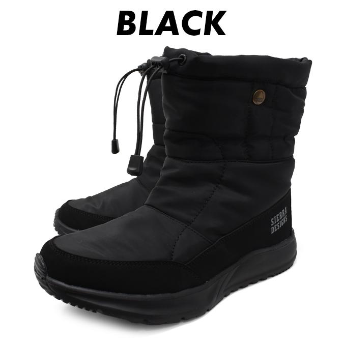 SIERRA DESIGNS 防水 ウインターブーツ スノーブーツ 中綿ダウンブーツ メンズ 黒 茶色 紺色 痛くない 履きやすい 歩きやすい 疲れない 滑らない シエラデザインズ 軽量 軽い 雨 雪 冬 幅広 ポイント消化 SIERRA DESIGNS（シエラデザインズ） 防水 ウインターブーツ スノー