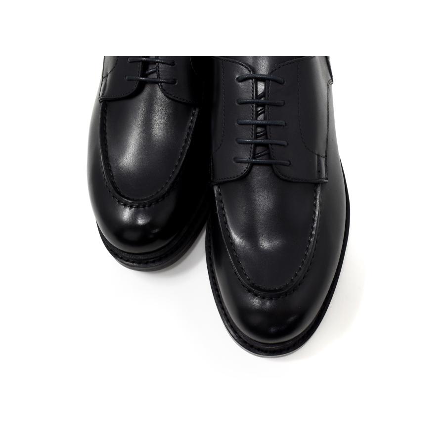 シューイズム メンズ ダービーシューズ Uチップ カーフレザー 本革 牛革 黒 ブラック 紐 外羽根 厚底 ラバーソール SHOEISM ブランド 10代 20代 30代 40代 50代 60代 70代 80代 立ち仕事 ポイント消化 シューイズム メンズ ダービーシューズ Uチップ カーフレザー 本革