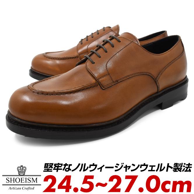 シューイズム メンズ ダービーシューズ Uチップ カーフレザー 本 シューイズム メンズ ダービーシューズ Uチップ カーフレザー 本