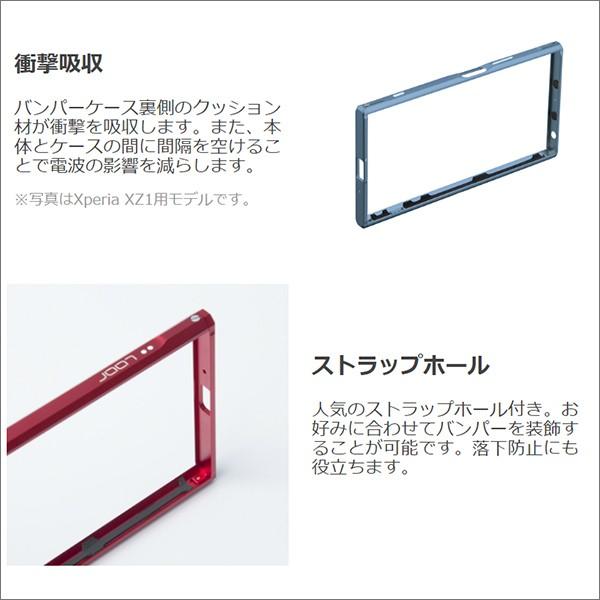 LooCo Xperia XZ1 XZs XZ Premium バンパーケース ストラップ