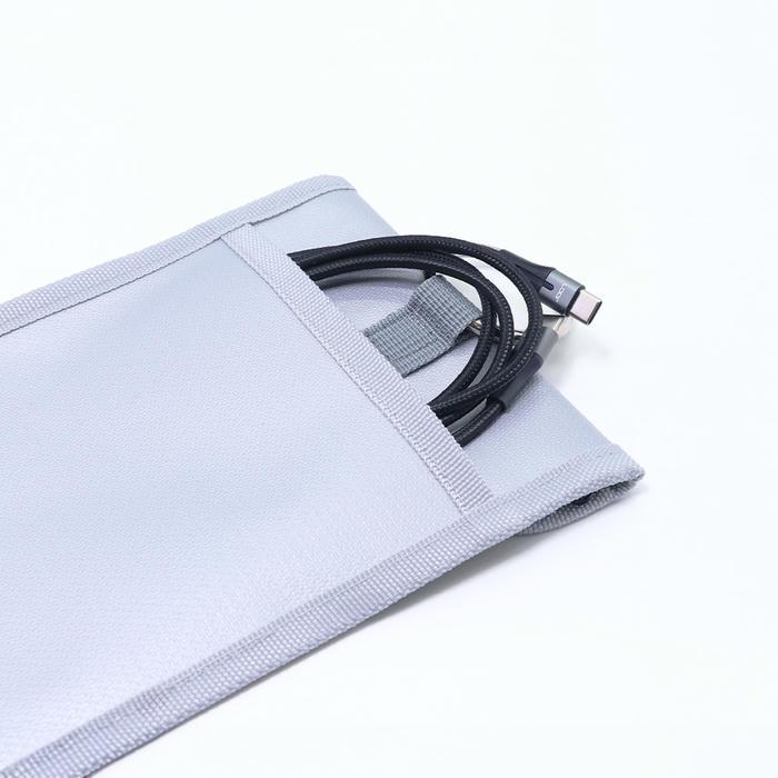 もしもに備える]防炎 防水 ポーチ 耐火ポーチ モバイルバッテリー