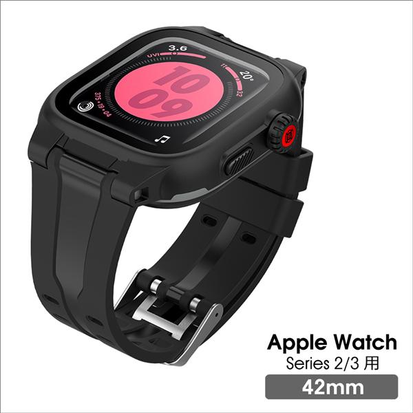 Apple Watch バンド カバー ケース 防水 Series 9 8 7 6 5 4 3 2 SE 第2世代 38ｍｍ 41ｍｍ 42ｍｍ 40ｍｍ 44ｍｍ 45ｍｍ 保護ケース アウトドア 耐衝撃｜looco-shop｜07