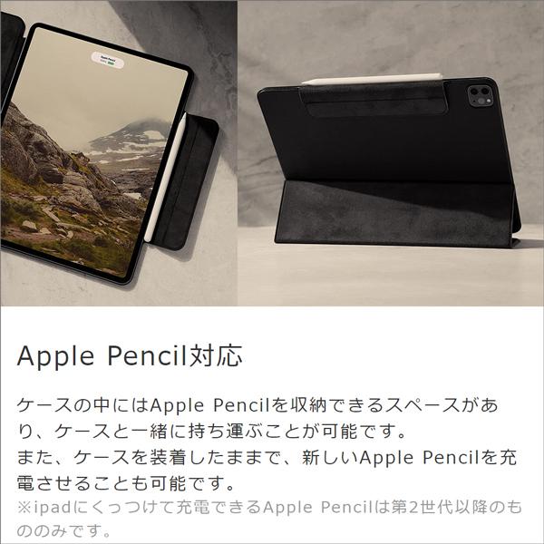 LooCo iPad Pro 11インチ 第4世代 2022 本革 マグネット吸着式 ケース
