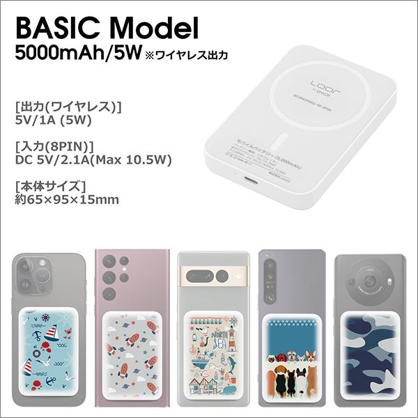 LooCo モバイルバッテリー ワイヤレス iPhone Android 軽量 急速充電