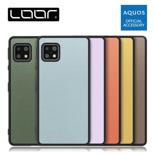 AQUOS sense8 wish3 R8 pro sense7 Plus sense6s wish2 wish zero6 sense6 sense4 lite basic ケース やさしいスマホ2 5G 背面 カバー アクオス 本革 ストラップ｜looco-shop