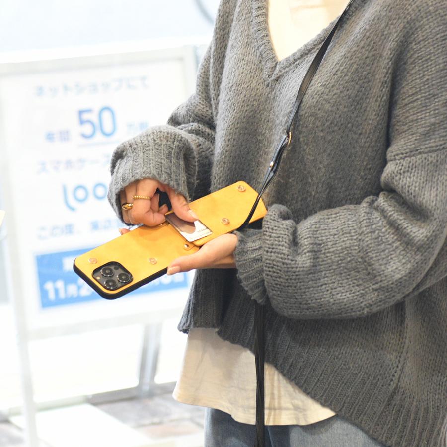 Xperia 1 VII VI 10 VI 5V 10V 1V 5IV 10IV 1IV AceIII 5 III Ace II 1 5 10 V III Lite 5 II ケース ショルダー 背面 カバー ケース カード収納 縦 ポケット | LooCo | 15