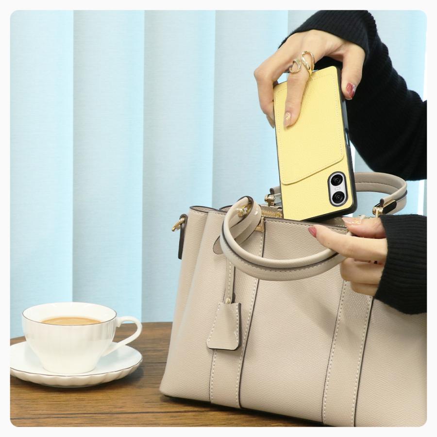LooCo INVISIBLE CARD CASE-SHELL AQUOS R10 R9 wish 5 4 R8 sense7