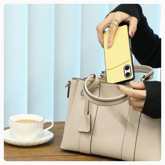 INVISIBLE CARD CASE-SHELL Xperia 10 VIII VII VI 10 V Fun Edition Xperia 5 V 1 IV 1 III 1 Professional Edition ケース カバー スマホケース カード収納 | LooCo | 16