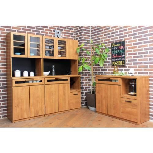キッチンボード 幅697×奥行463×高さ1820mm 食器棚 キッチンカウンター キッチン台 キッチンラック レンジ台 カップボード レンジボード 収納 北欧 NEITS-70KB_2