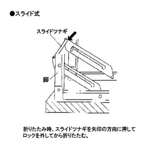 法人限定  折りたたみ会議テーブル 幅1800mm 奥行450mm スライド式 長机 ワークテーブル 作業テーブル オフィス家具 会議室 教育施設 折り畳みテーブル T-156｜lookit｜02