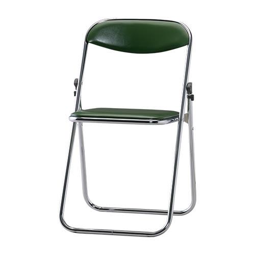 法人限定 パイプ椅子 1脚 ビニールシート 折りたたみチェア 折りたたみ