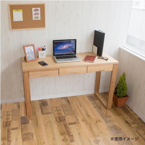デスク 幅150×奥行45cm 平机 木製デスク 収納付きデスク 引き出し付