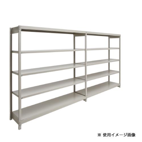 連結用 スチールラック 幅1500×奥行600×高さ2100mm 6段 耐荷重150kg/段 ボルトレス 軽量ラック スチール棚 オープンラック 業務用 収納棚 1FH-7560-6R_1