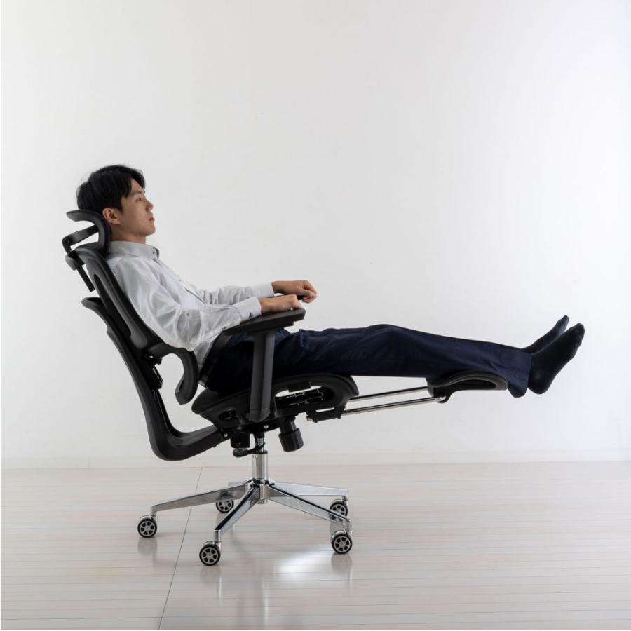 オフィスチェア メッシュ ハイバック 肘付き ヘッドレスト デスクチェア パソコンチェア 事務椅子 ワークチェア リクライニング 腰痛対策 おしゃれ 23392-23398_2