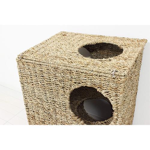 キャットハウス 箱型 ねこハウス 猫用ベッド ちぐら ペットベッド 猫