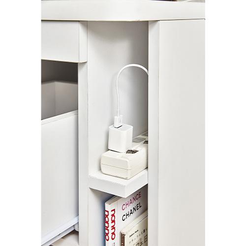 ネイルデスク 幅113.8×奥行60×高さ70cm 対面式 デスク ネイルテーブル