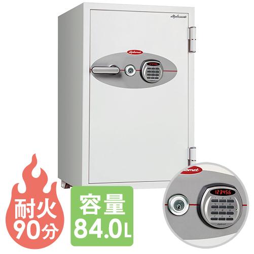 7％OFFクーポン配布中 耐火金庫 84L デジタルテンキー式 アラーム 警報