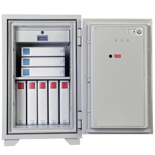 7％OFFクーポン配布中 耐火金庫 84L デジタルテンキー式 アラーム 警報