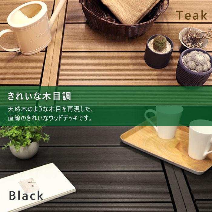 ウッドデッキ 5点セット 人工木 0.5坪 樹脂 ステップ 縁側 庭 縁台 デッキセット diy キット 簡単 おしゃれ 腐らない 錆びない ガーデンベンチ 木目 HP-S2CSBの画像