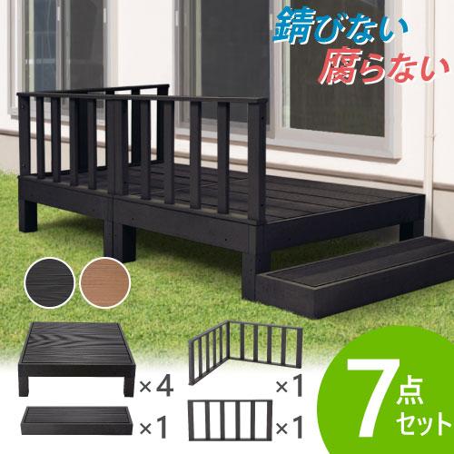 ウッドデッキ システムデッキセット 1坪用