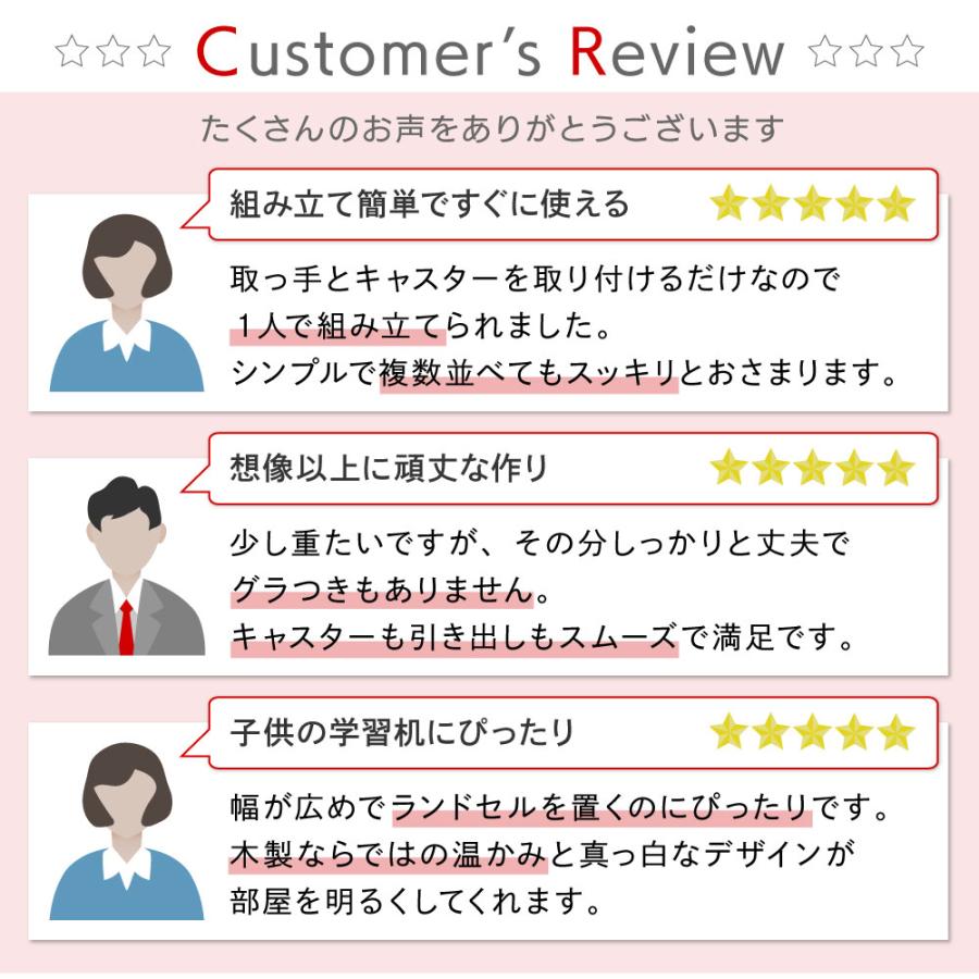 ワゴン 3段 キャスター付き ホワイト サイドワゴン 大容量 デスクワゴン 脇机 袖机 サイドチェスト オフィスワゴン 白 おしゃれ 引き出し キャビネット ST-Wagonの画像
