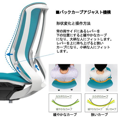 シルフィー チェア オカムラ オフィスチェア 岡村製作所 OAチェア オフィス家具 高機能チェア タスクチェア ワーキングチェア 事務所 シンプル 日本製 C636XW_4