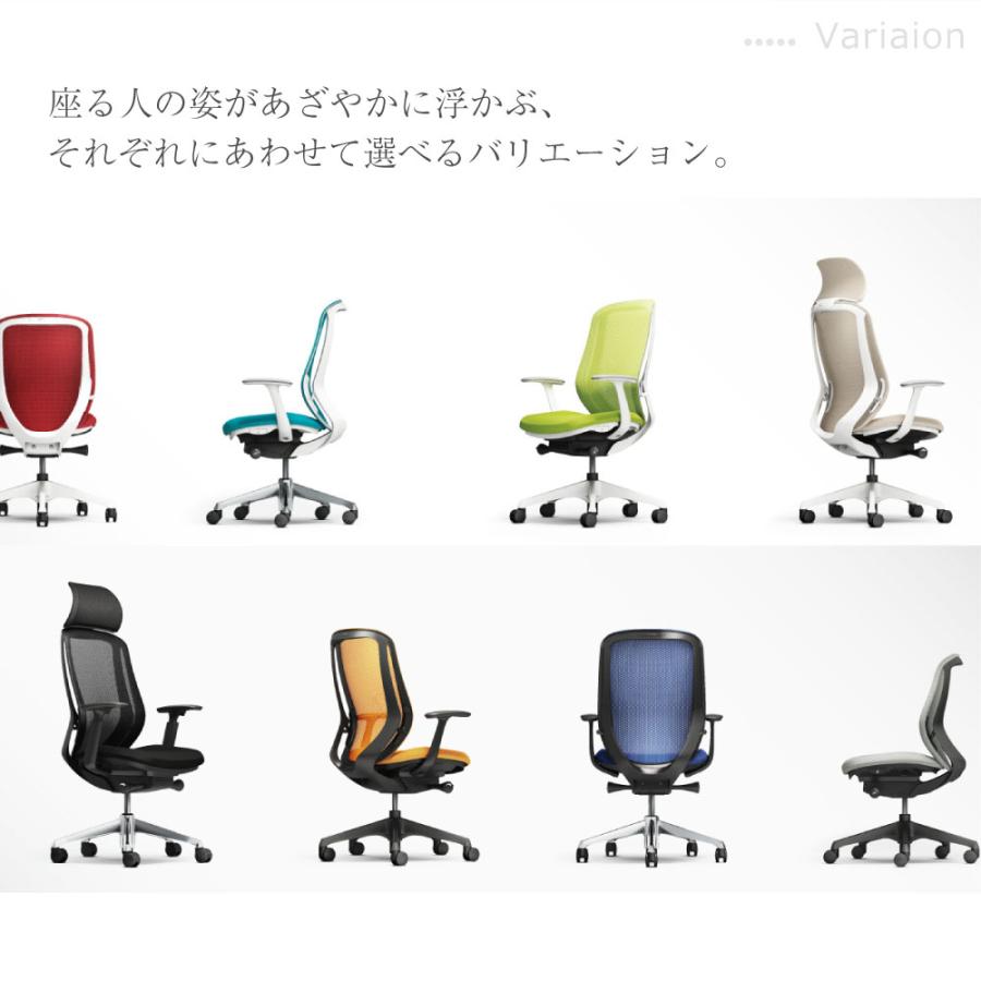 シルフィー オカムラ 固定肘 ハイチェア ローバック クッションタイプ ホワイトボディ ホワイト脚 オフィスチェア デスクチェア 昇降デスク用椅子 岡村 C643JW_13