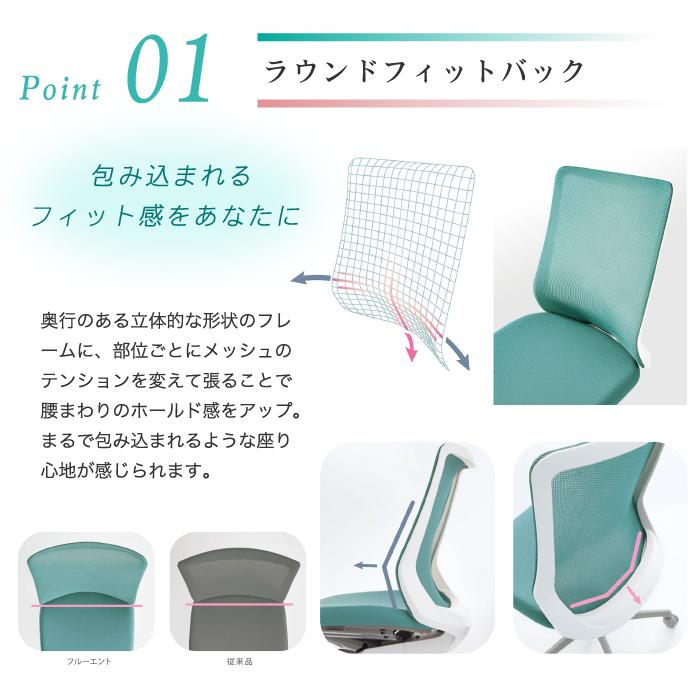 オカムラ フルーエント ハイバック アジャストアーム Fluent オフィスチェア デスクチェア テレワーク 在宅ワーク チェア パソコンチェア おしゃれ 肘付き CB85の画像